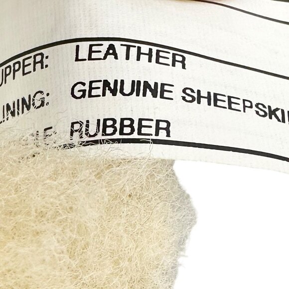 UGG Australia Slippers Womens Size 8 Sheepskin-Lined Leather Moccasin Tan - Picture 8 of 8